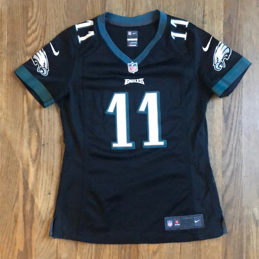 Black Women's Philadelphia Eagles Carson Wentz Nike Game Jersey (Small)